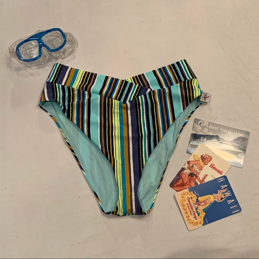 Aerie crossover high rise high cut bikini